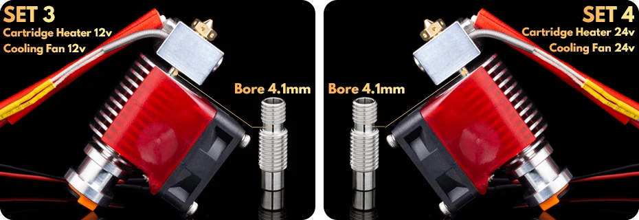 bowen impressão j-cabeça hotend e ventilador de