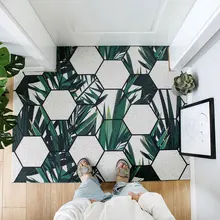 Коврик для дома, двери, прихожей, пола, настраиваемый, кухонный, противоскользящий, коврики для ног, для ванной, ПВХ, Шелковый, Круглый, напольный коврик