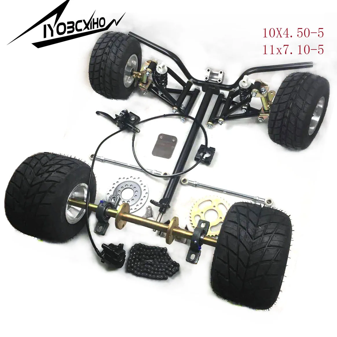 Juego de accesorios para hacer suspensión delantera Go kart con sistema