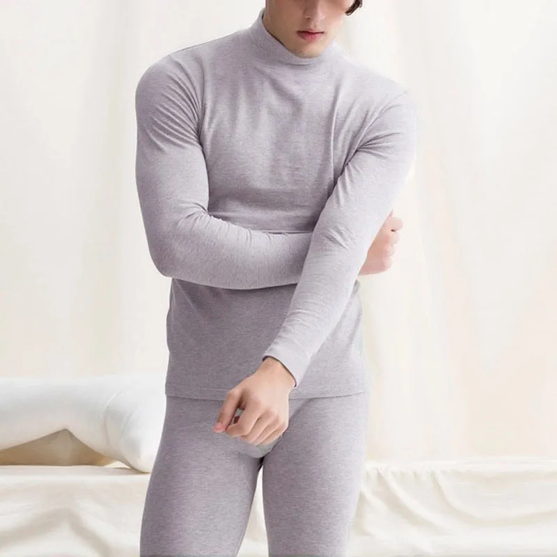 2 шт./компл. Для Мужчин's детских теплых гамаш Slim нижнее бельё для девочек сужающаяся к талии топы с длинными рукавами, хлопок, одежда для сна, штаны Мужской Ночная сорочка