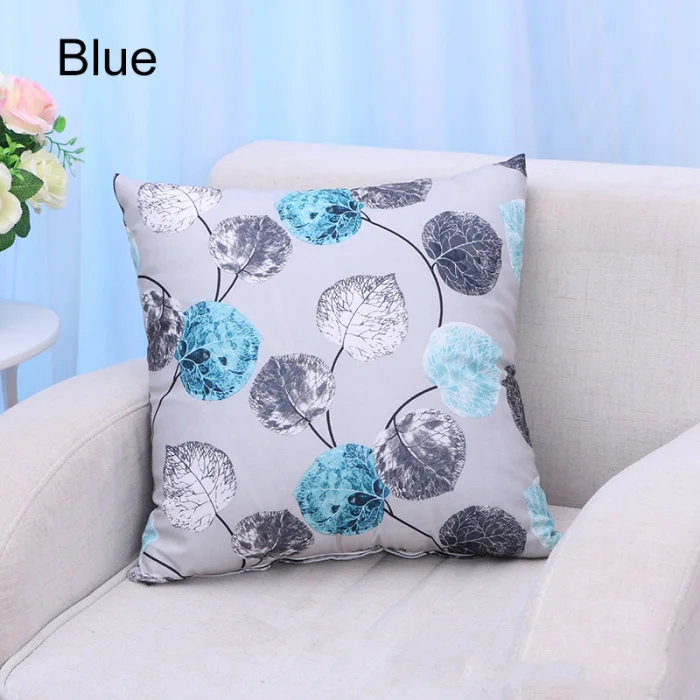 Чехол для подушки листья шаблон крышка квадратный 20x20 дюймов Диван Декор автомобиля P666