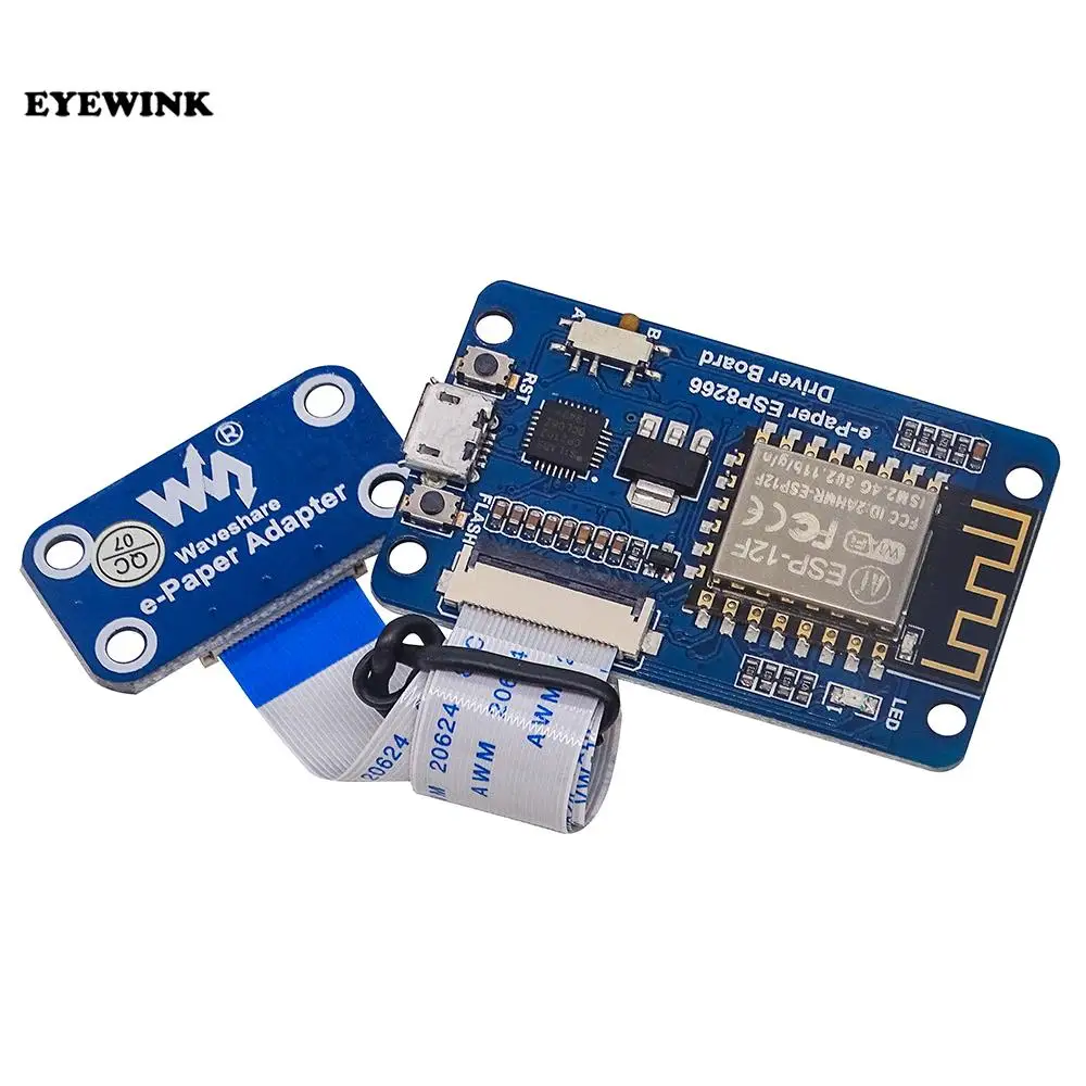 범용 전자 종이 드라이버 보드, ESP8266/ESP32, 블루투스 + WiFi 무선, 다양한 Waveshare SPI 전자 종이 Raw 패널 지원
