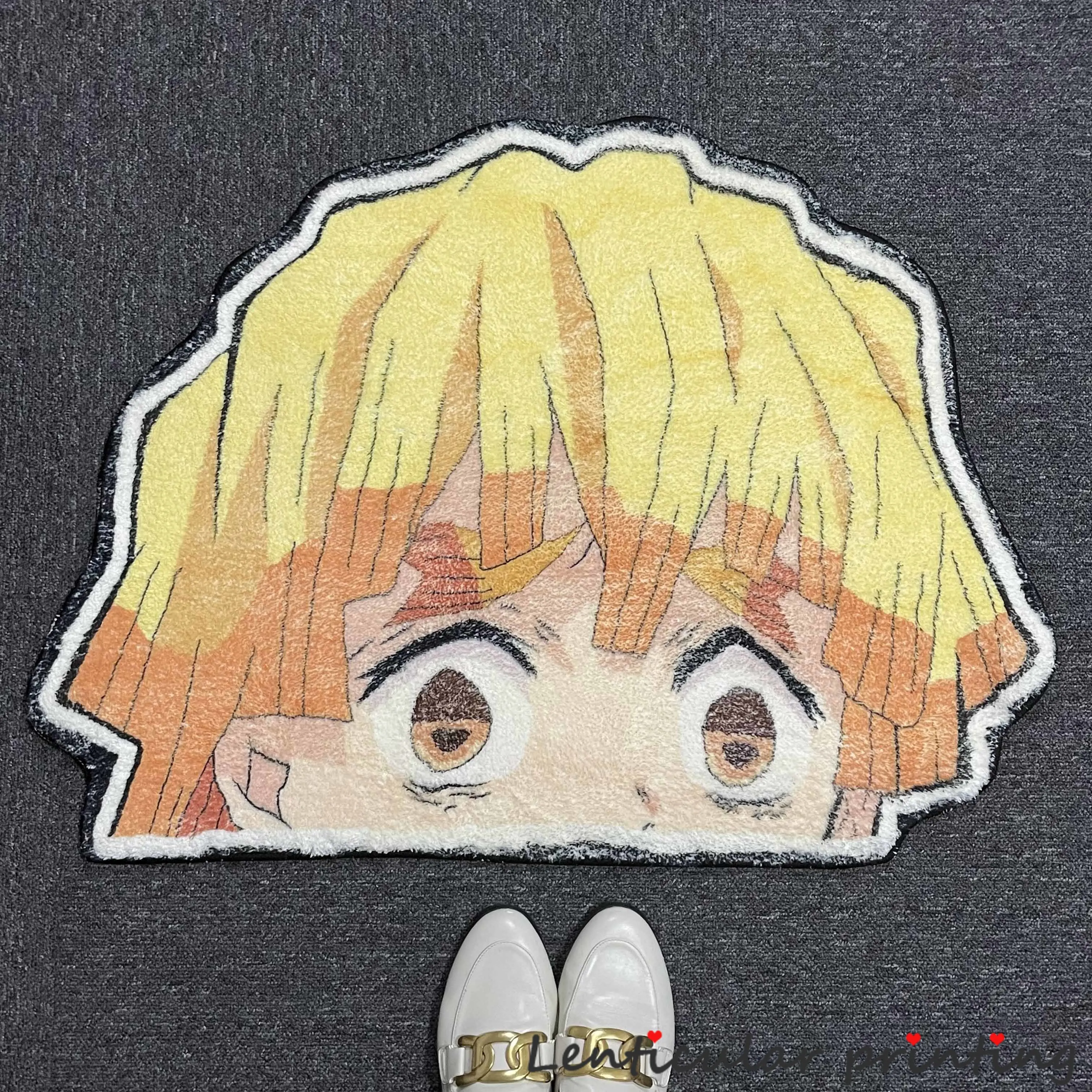 

Demon Slayer Soft Fluffy Rug, Agatsuma Zenitsu, Cute Floor Mat, Area Carpets, Anime Home Decor, New Design