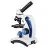 AmScope 40X-1000X 휴대용 듀얼 라이트 유리 렌즈 금속 프레임, 학생 현미경 + 슬라이드 키트, 특별 제공