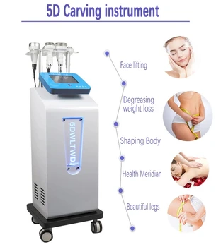 

Face Lift 40k/80k Ultrasonic Cavitation System 5D Carving Instrument Rf Vacuum Slimming Machine