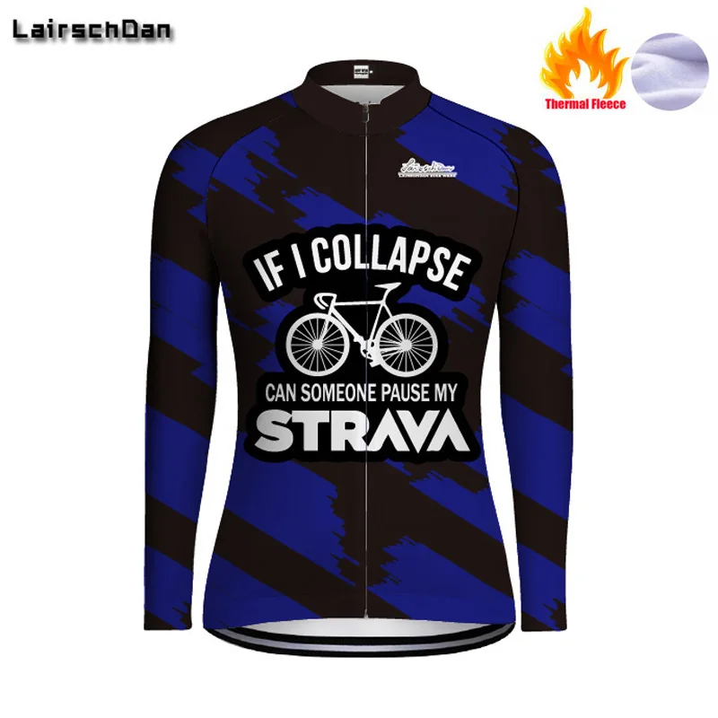 SPTGRVO LairschDan, Мужская зимняя одежда Strava для велоспорта, длинная велосипедная Джерси, Теплая Флисовая одежда для велоспорта, женская рубашка mtb - Цвет: 02