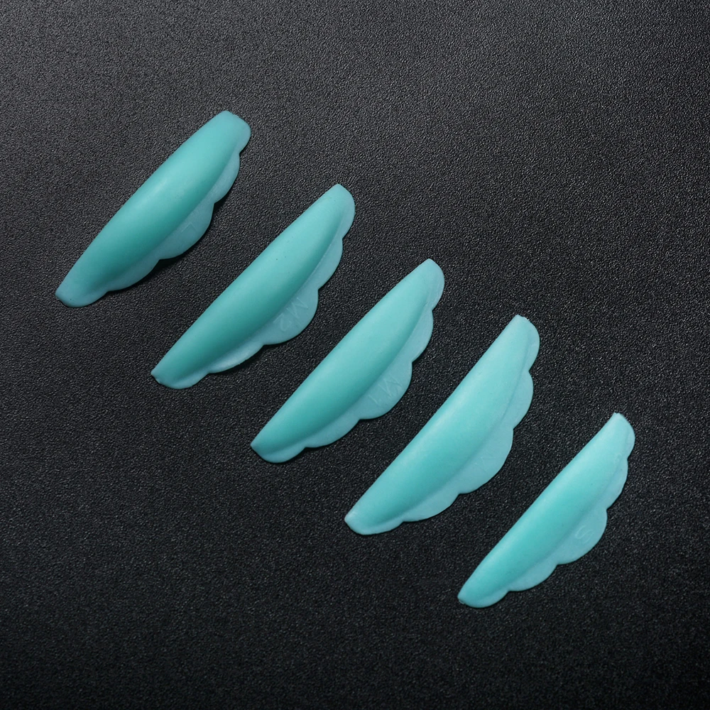 Almohadilla permanente de silicona para pestañas, 5 pares, rizador, elevador de pestañas, accesorios de maquillaje, S M M1 M2 L, envío directo