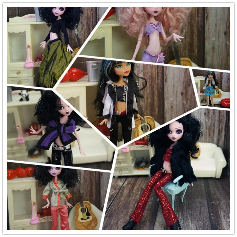Красивая одежда Monster High Одежда для кукол повседневная с волнами 6 | Игрушки и хобби