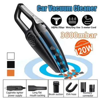 

120W 3600mbar Car Vacuum Cleaner Wet And Dry dual-use Vacuum Cleaner Handheld 12V Car Vacuum Cleaner