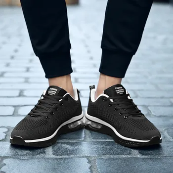 

New Hot Style Men Running Shoes Lace Up Sneakers Outdoor Sport Shoes Jogging Walking Athletic Shoes Comfortable For Male