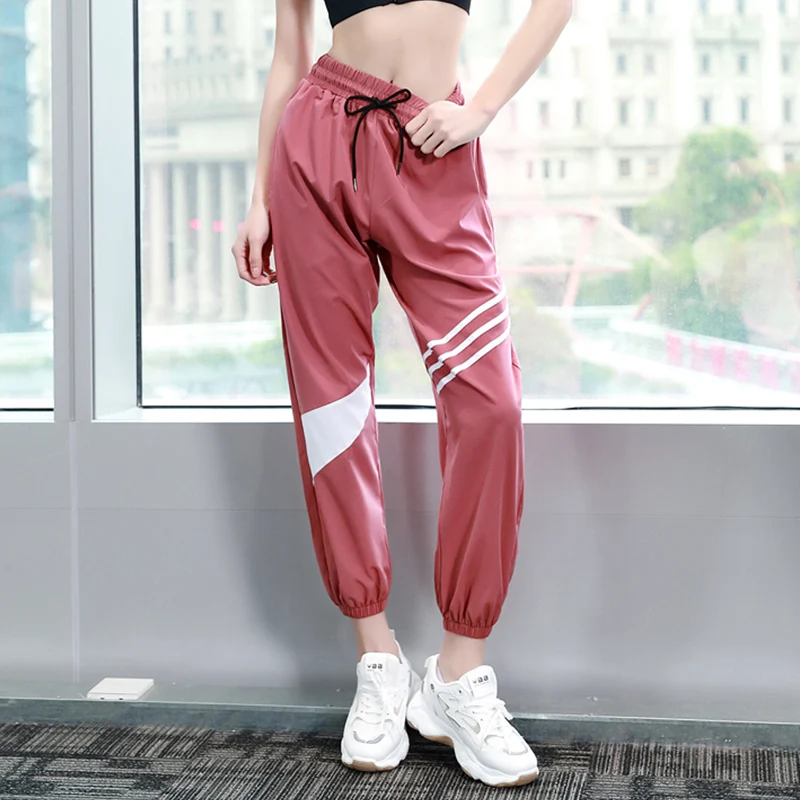 Sports Pants Autumn Women Loose Yoga Pants Sports Trousers Exercise Fitness Running Jogging Trousers Workout Sport Pants