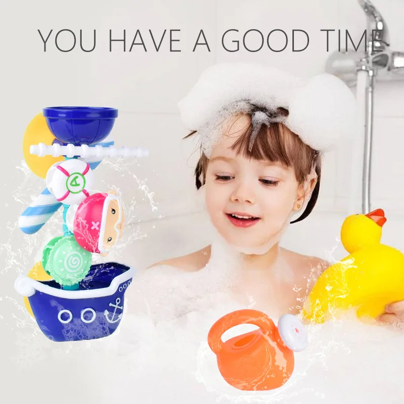 Children's Shower Water Spray Toy Bathroom Water Spray Pirate Watering