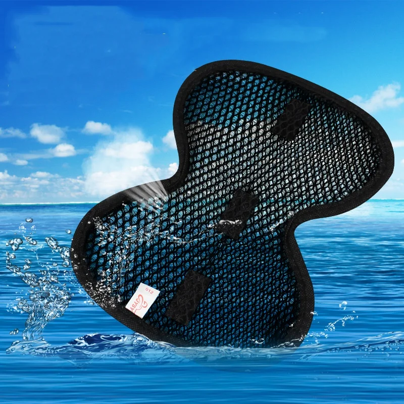 

Motorcycle bike 3D Honeycomb Helmet Pad Mesh Waterproof replacement Elastic Thermal Insulation Lining Helmet Padding kit