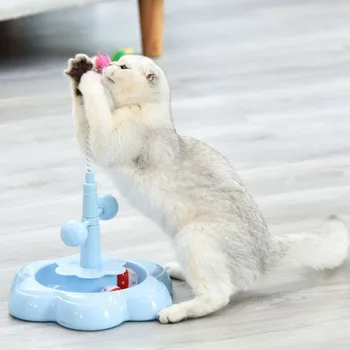 

Automatic Electric Rotating Cat Toy Colorful Butterfly Bird Animal Shaped Plastic Funny Dog Kitten Interactive Training Toys