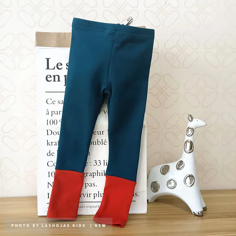 Lashojas/осенне-зимние штаны для девочек; бархатные плотные теплые леггинсы для девочек; детские штаны; Одежда для девочек; зимняя От 1 до 7 лет