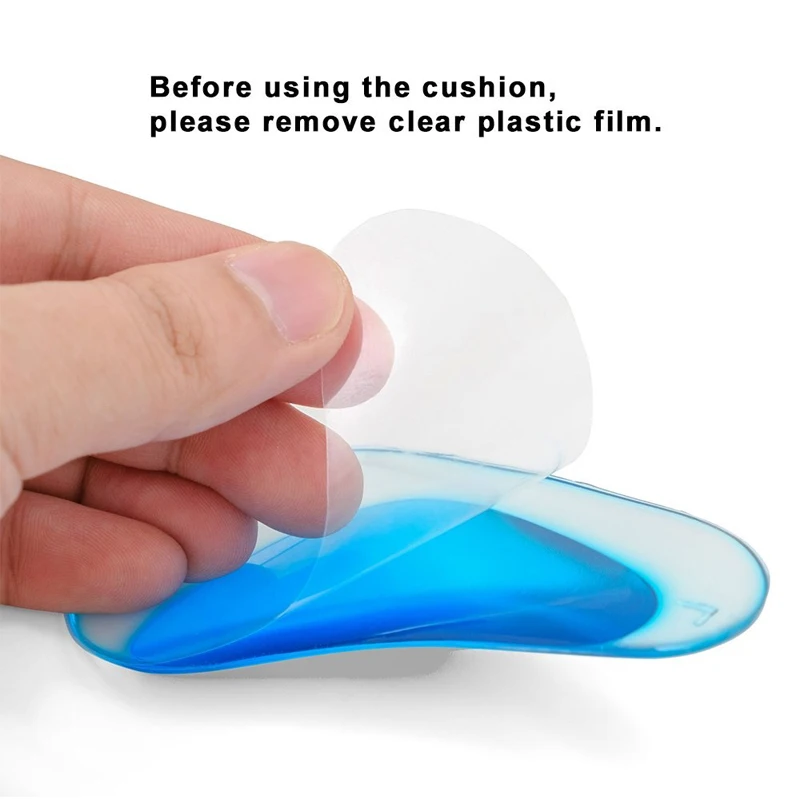 1 пара Уход за ногами массаж арки Поддержка стельки геля ПУ ортопедические Orthotic