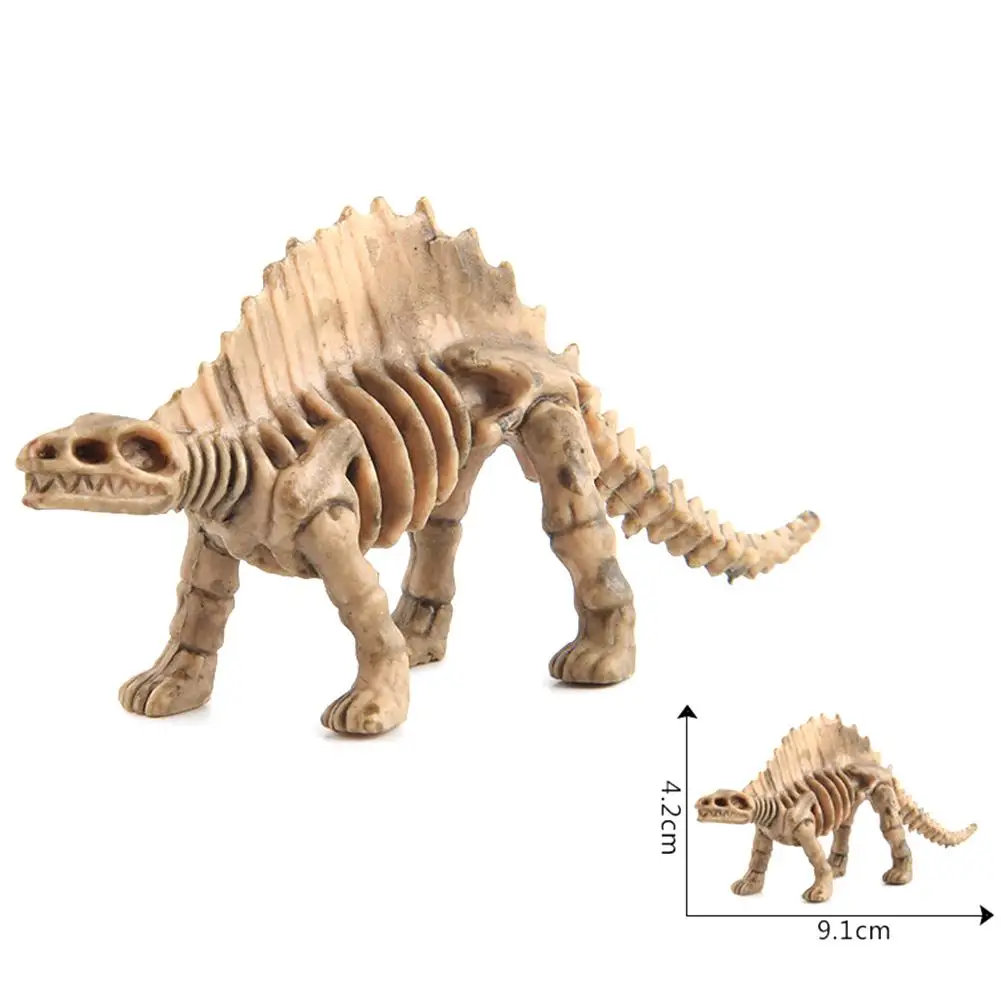 12 шт., модель животного, игрушки, 4D моделирование, фигурки динозавров, окаменелый тираннозавр, сборная модель скелета, игрушки для украшения дома