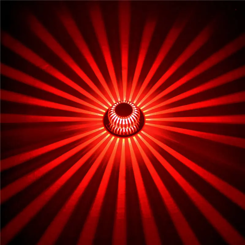 Red Светодиодный светильник RGB, пульт дистанционного управления, 3 Вт, 6 Вт, 9 Вт, 12 Вт, 15 Вт, 18 Вт, 24 Вт, настенный светильник, художественная галерея, лампа для переднего балкона, светильник для крыльца, светильник для коридоров - Испускаемый цвет: Red