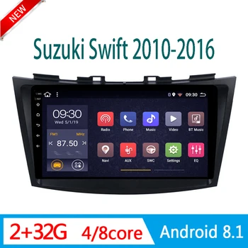 

2GRAM auto radio For Suzuki swift 2010-2016 Multimedia system audio stereo DVD SWC RDS am split screen Android mirror link