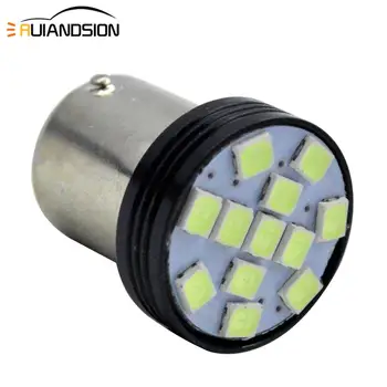 

1.2W 1156 7506 BA15S P21W 2835 12smd LED Car Tail Brake Bulb 12-16V Auto Reverse Lamp Turn Signal Light White Ice blue Yellow