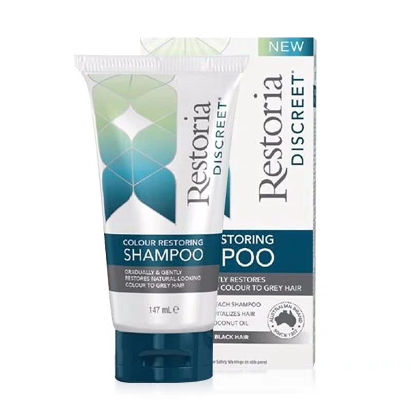 Australia Restoria Discreet Colour Restoring shampoo Lotion Hair Care 147ml Reduce Grey Hair Conditioner Suitable for Men Women Australia Restoria Discreet Colour Restoring shampoo Lotion Hair Care 147ml Reduce Grey Hair Conditioner Suitable for Men Women
