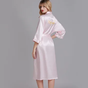 

Bridesmaid wedding Short Robe Bath Gown New Womens Summer Kimono Yukata Nightgown Lady Sleepshirts pajama Nightdress S-XL