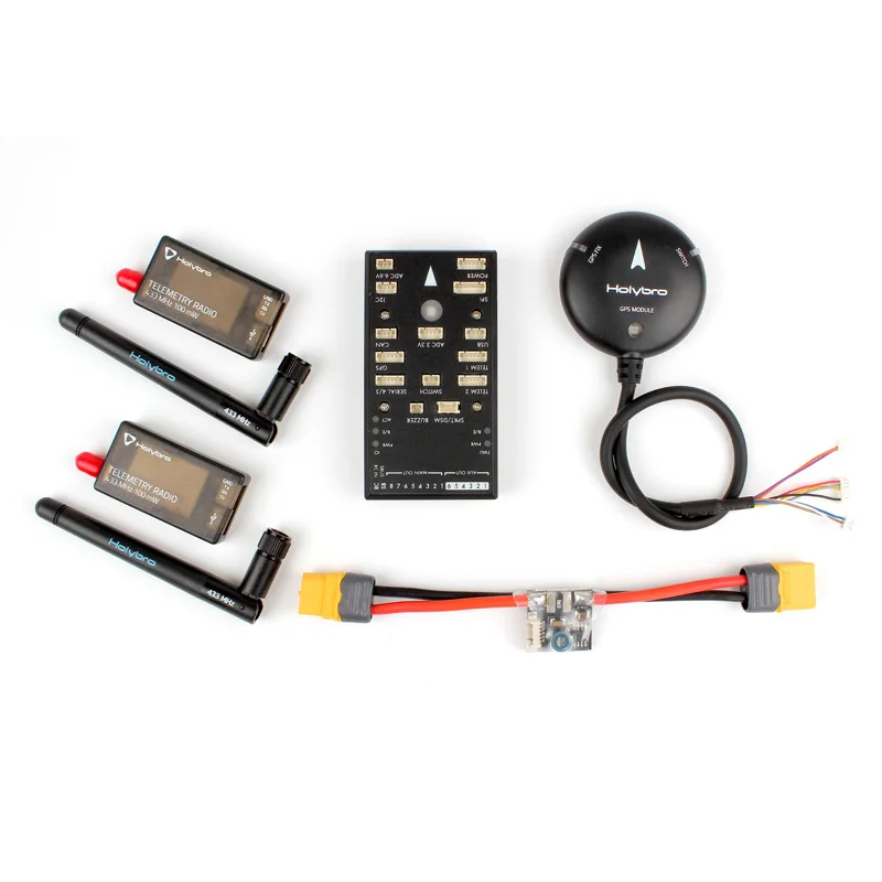 1 комплект HolyBro Pixhawk комплект управления полетом PX4 2.4.6+ M8N gps+ цифровая передача беспроводной части для гоночного квадрокоптера дрона