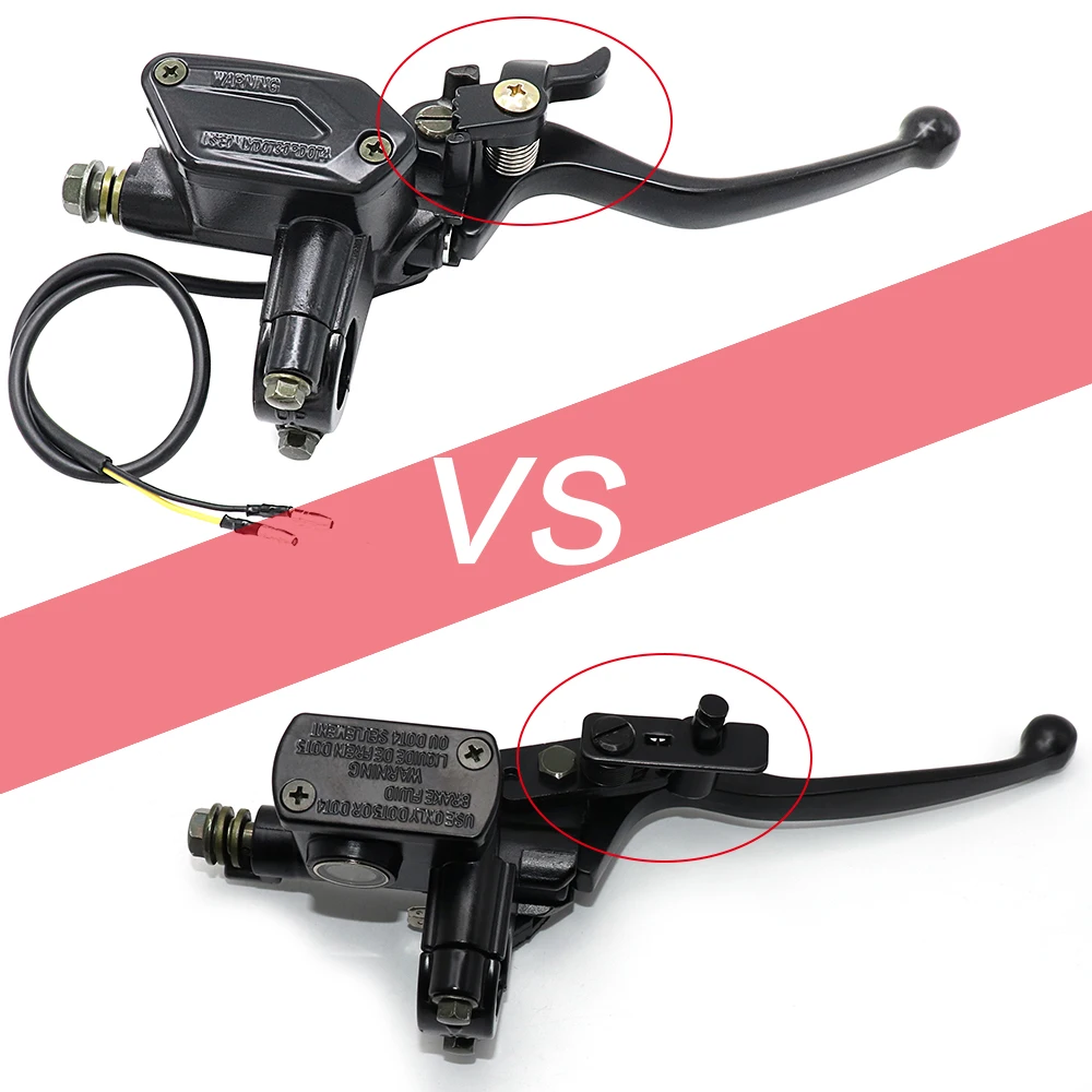 Motorcycle Hydraulic Brakes Clutch Lever Cylinder Pumping Brake For 50cc 70cc 110cc 125cc 150cc 250cc ATV Pit Pro Dirt Moto Bike