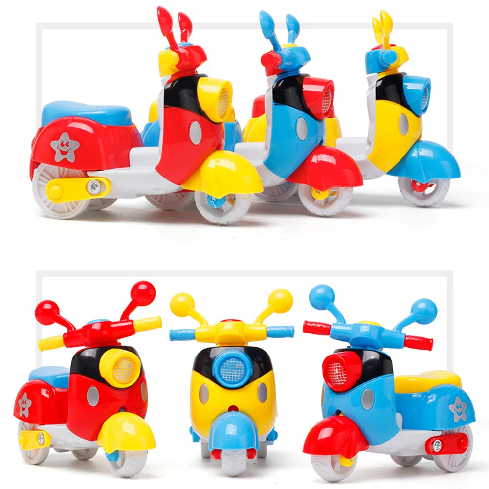 Car Toys For Boys Plastic Interactive Car Toys For Children Mini Motorcycle Toy Pull Back Diecast Motorcycle Early Model ToyW808