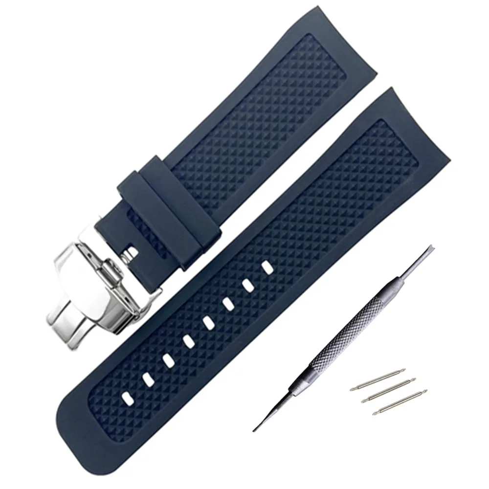 Ремешок для часов Arc Edge резиновый ремешок Mouth браслет и складная застежка Seiko DIY