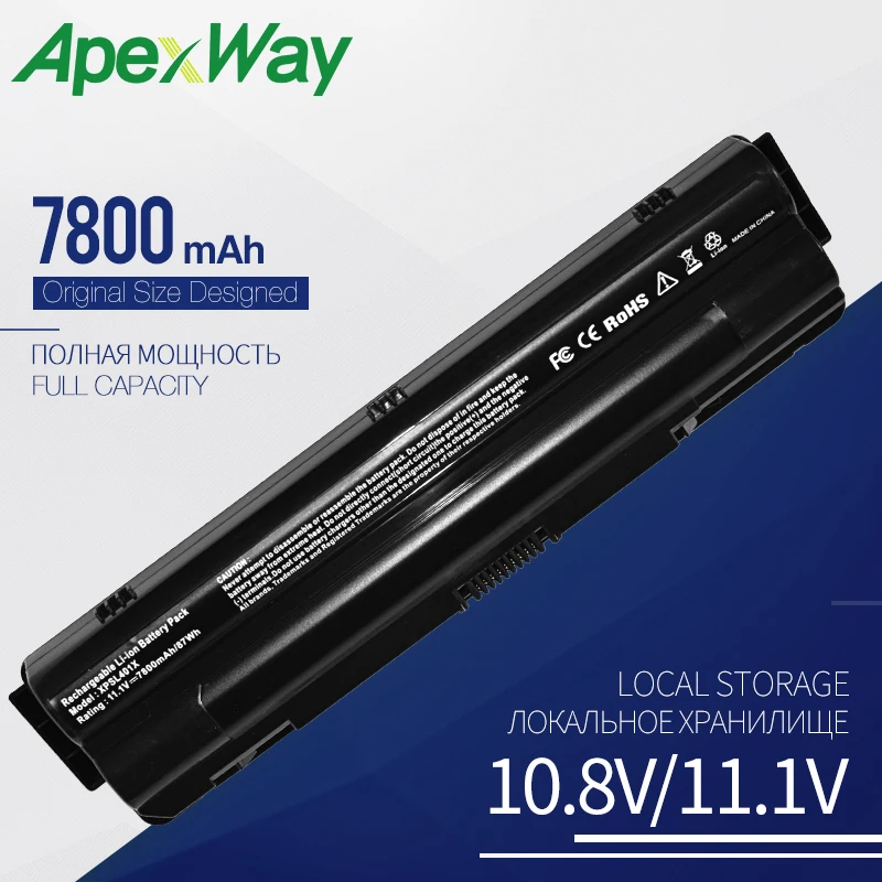 

Apexway 9 Cells Laptop Battery for Dell XPS 14 15 17 L401X L501X L502X L702X 08PGNG 991T2021F AHA63226277 P11F 0J70W7 J70W7