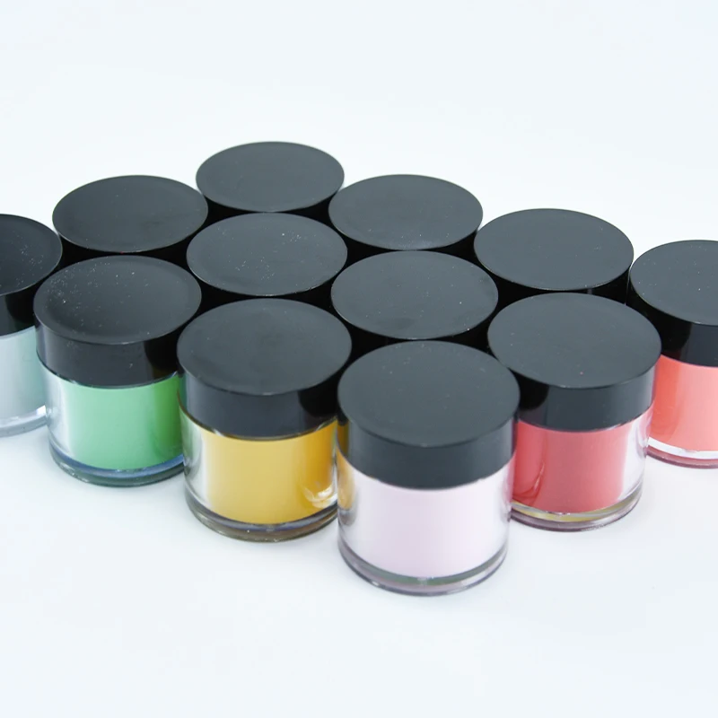 

1pc(10ML Jar) Nail Acrylic Sculpture Pigment Powder White/Pink/Blue..Super Fine Pigment Powder Building Carving Nail Tip Pigment