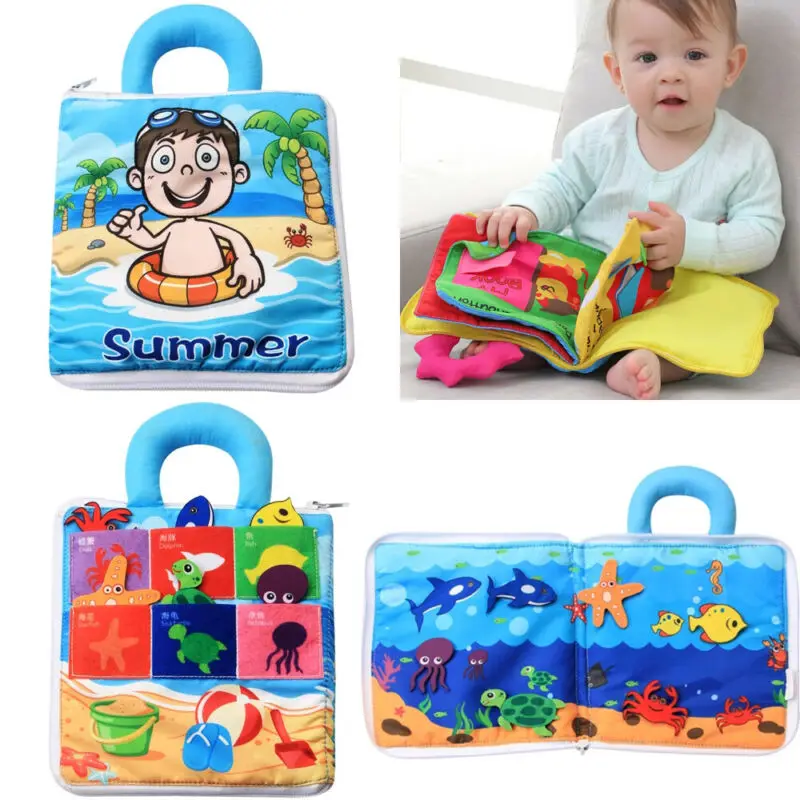2019 Intelligence development Cloth Bed Cognize Book Educational Toy for Baby 2019 Intelligence development Cloth Bed Cognize Book Educational Toy for Baby