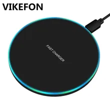 10 Вт Быстрое беспроводное зарядное устройство для samsung Galaxy S10 S9/S9+ S8 Note 9 5 Вт USB Qi зарядное устройство для iPhone 11 Pro XS Max XR X 8 Plus