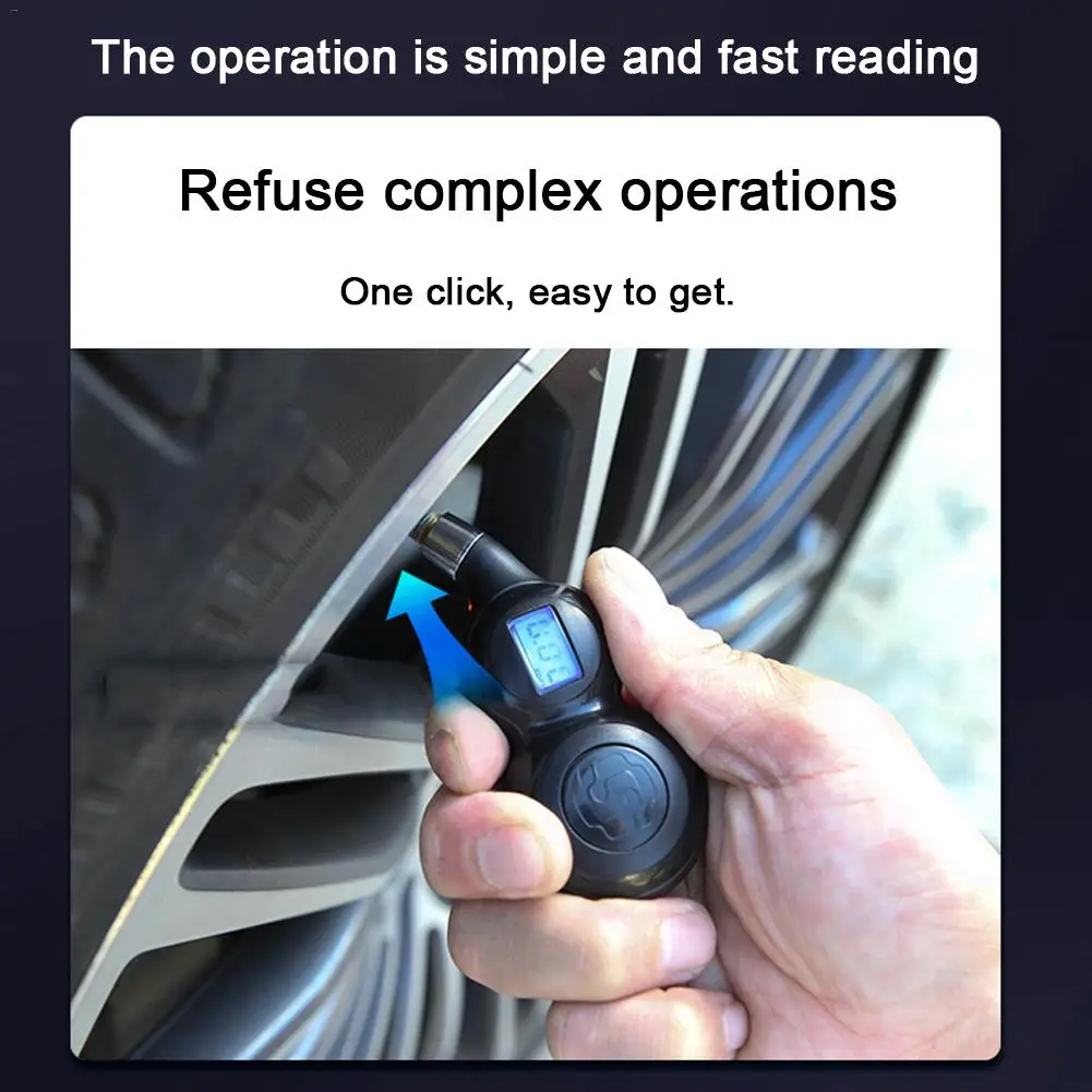 Tpms Автосигнализация датчик давления в шинах Высокоточный цифровой дисплей барометр электронный цифровой датчик давления в шинах