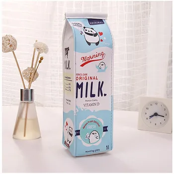 

Cute Pencil Case Creative Milk Pencil Bag For Kids Novelty Item Lapiseira Aug16 Professional Factory price Drop Shipping