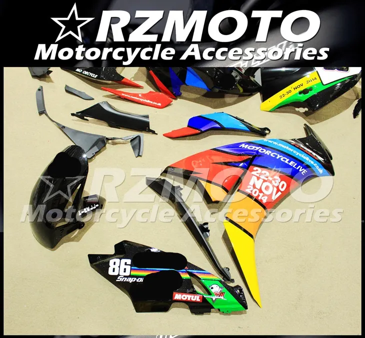 ABS мотоцикл обтекатель комплект для HONDA CBR1000RR 2012- год кузов литья под давлением Магазин № 0966