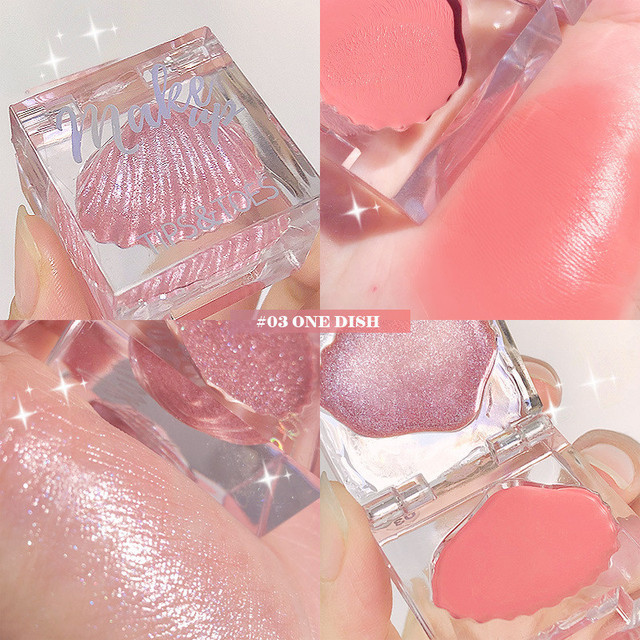 Color Highlight Blush Makeup Palette Brighten Natural Blushes Face Body Illuminator Highlight Shiny Makeup Cosmetics