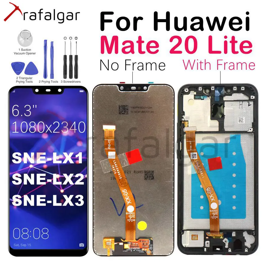 Дисплей для huawei mate 20 Lite ЖК-дисплей сенсорный экран дигитайзер для huawei mate 20 Lite ЖК-экран SNE LX1 LX2 LX3