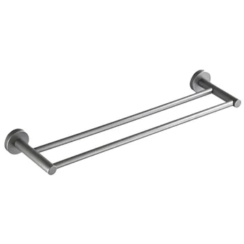 

1 Pc Bathroom Multipurpose Double Racks Copper Towel Wall Hanger