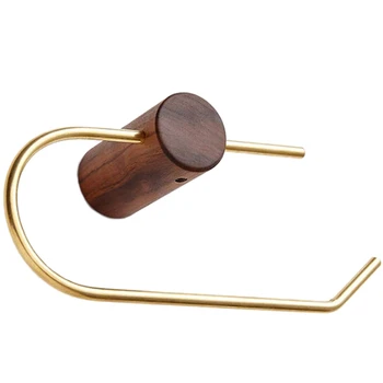 

Toilet Paper Towel Holder Roll Paper Holder Brass Toilet Paper Holder Solid Wood Toilet Paper Holder Free Punch Rack Brass Toile