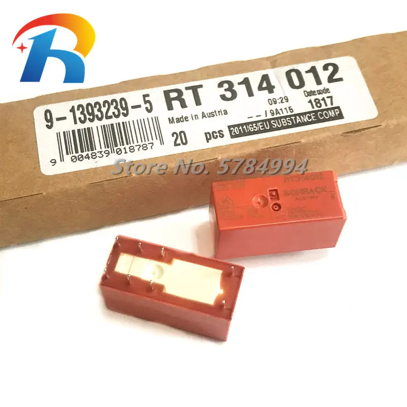 5 шт./лот 100% Новый оригинальный TE SCHRACK RT314005 5VDC RT314012 12VDC RT314024 24VDC RT314730 230VAC 16A250VAC DIP8