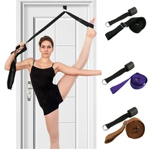Йога стенд дверь гибкость двери растягивание растяжки ремень для балета Cheer танец гимнастика ноги стрейч ремень