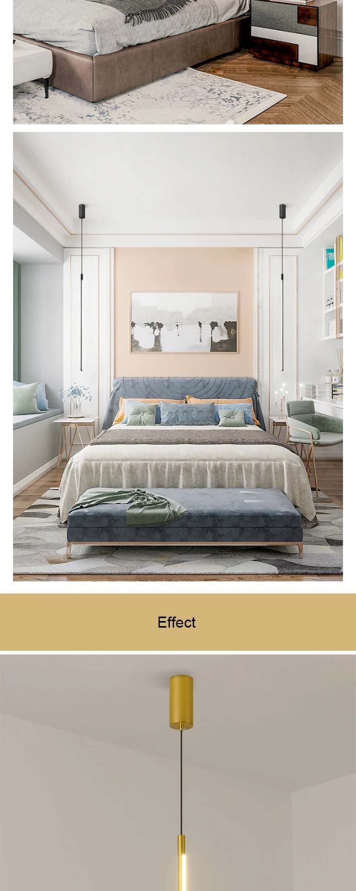 轻奢吊灯现代简约个性客厅灯饰北欧书房创意ins风卧室床头小吊灯-tmall_04