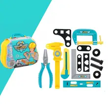 16 шт. ролевые игры Инструменты для ремонта детей Моделирование игровой домик игрушки молоток комплект отверток для ремонта ролевые игрушки набор для ремонта игрушки