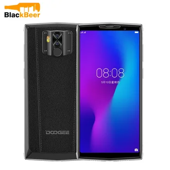 DOOGEE N100 Mobilephone 10000mAh Battery Fingerprint 5.9inch FHD+ Display 21MP Camera MT6763 Octa Core 4GB 64GB Cellphone 4G-LTE