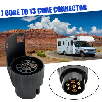 

Adapter 7 to 13 Pin Easily Installation Personal Car Elements for Caravan Trailer Tow Bar 7 Pin Vehicle to 13 Pin Trailer