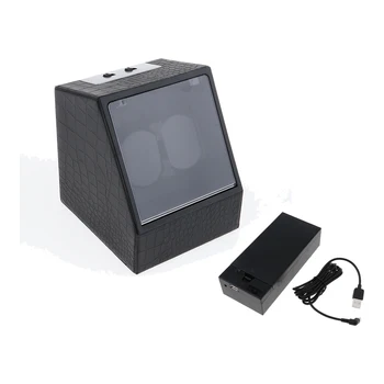 

Luxury Electric Dual Automatic Watch Winder Storage with Double Quiet Motors
