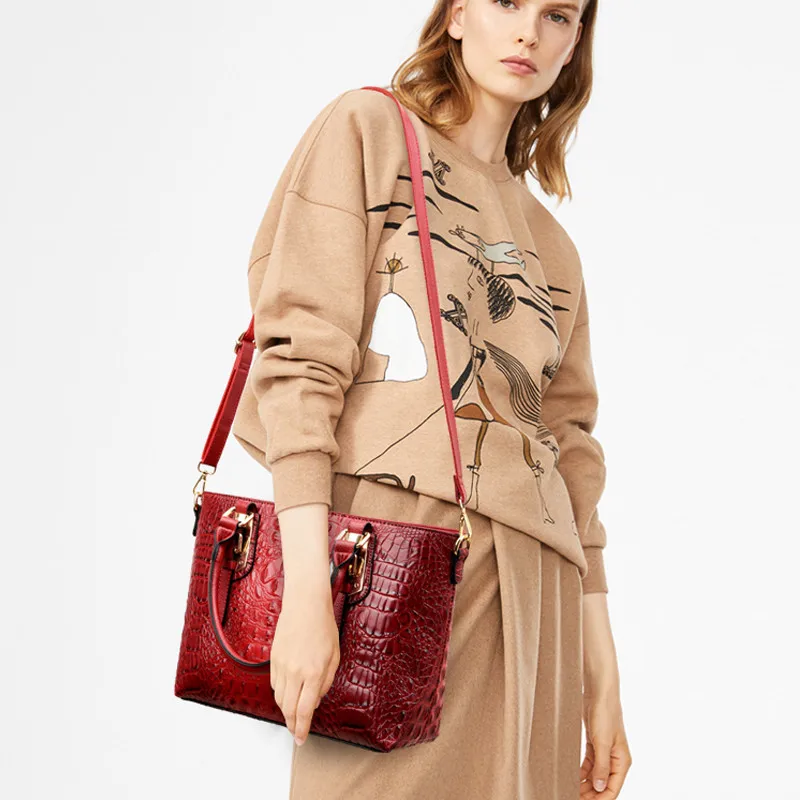 Роскошные сумки женские сумки дизайнерские Bolsa Feminina модные сумки через плечо женские сумки из крокодиловой кожи
