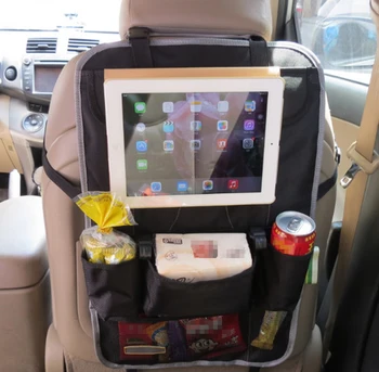 

Multi-Pocket Car Seat Back Organizer Wool Felt Storage Container Hanging Box Multifunction Auto Back Bag Car-styling Accessories